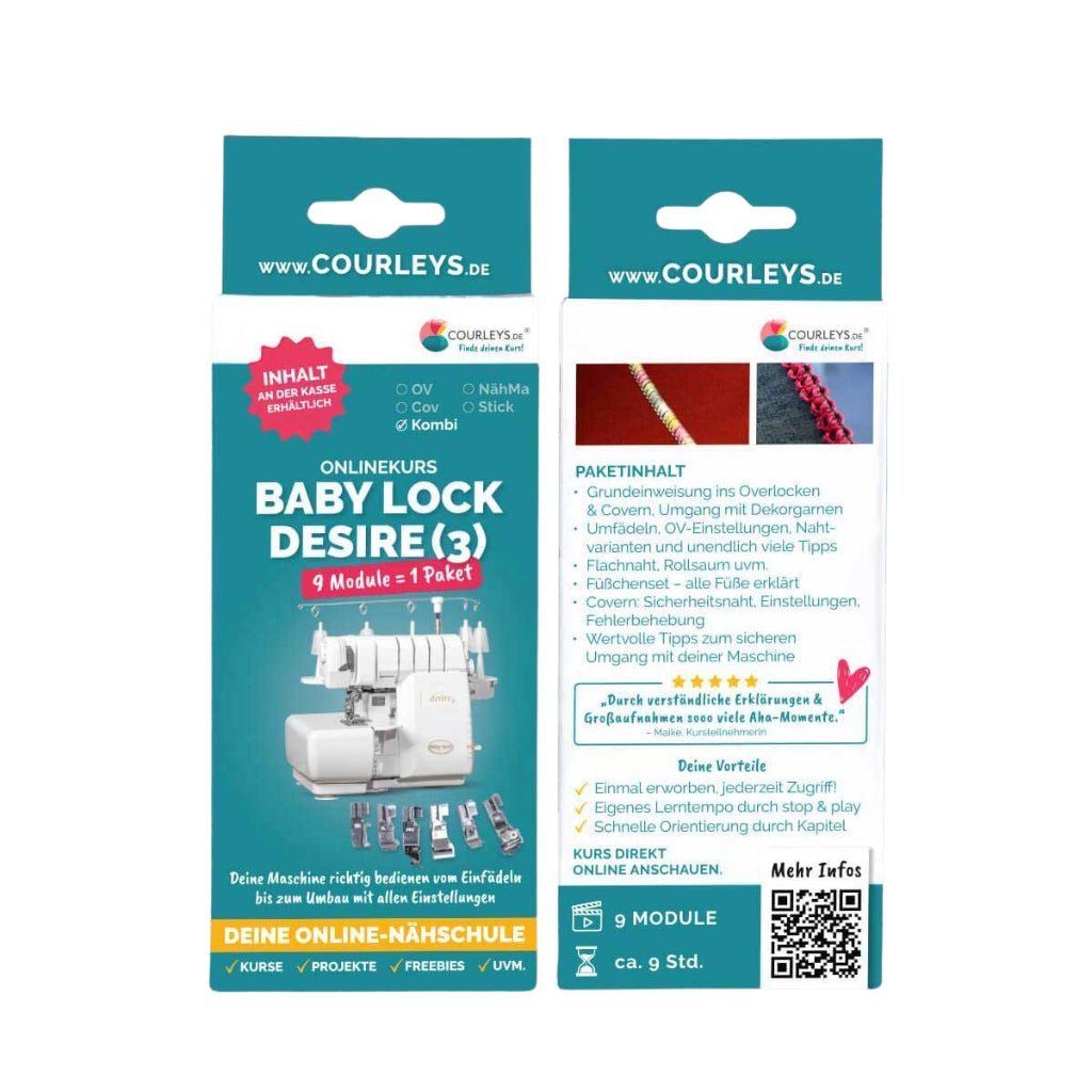 baby lock Desire (3) Kurspaket - Nähmaschinen SCHWAAK