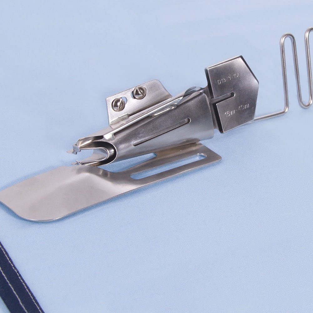 baby Lock Einzelfaltschrägbinder mit Führungsrechen 40 - 15 mm für Euphoria, Gloria, Ovation, Coverstich - Nähmaschinen SCHWAAK