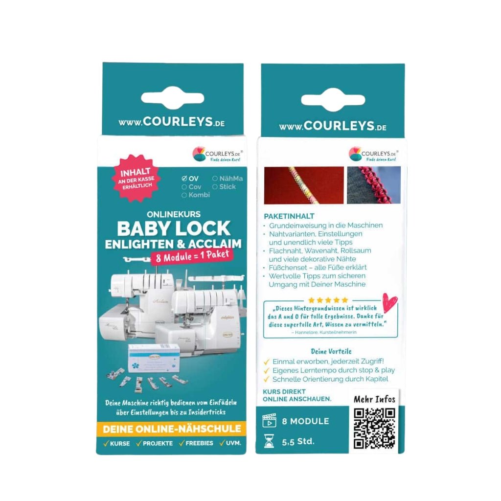 baby lock Enlighten & Acclaim (Kurspaket) - Nähmaschinen SCHWAAK