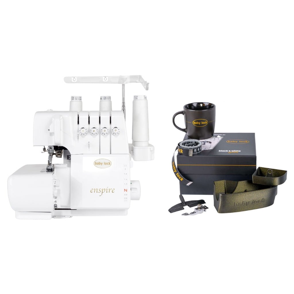 baby lock enspire Overlock inkl. GRATIS baby lock Black & White Spezial - Nähmaschinen SCHWAAK
