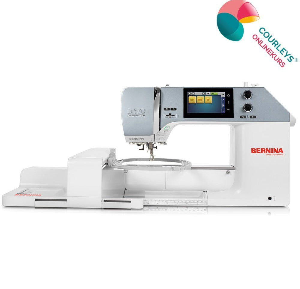 Bernina B 570 QE mit SDT Stickmodul inkl. Courley Kurs - Nähmaschinen SCHWAAK