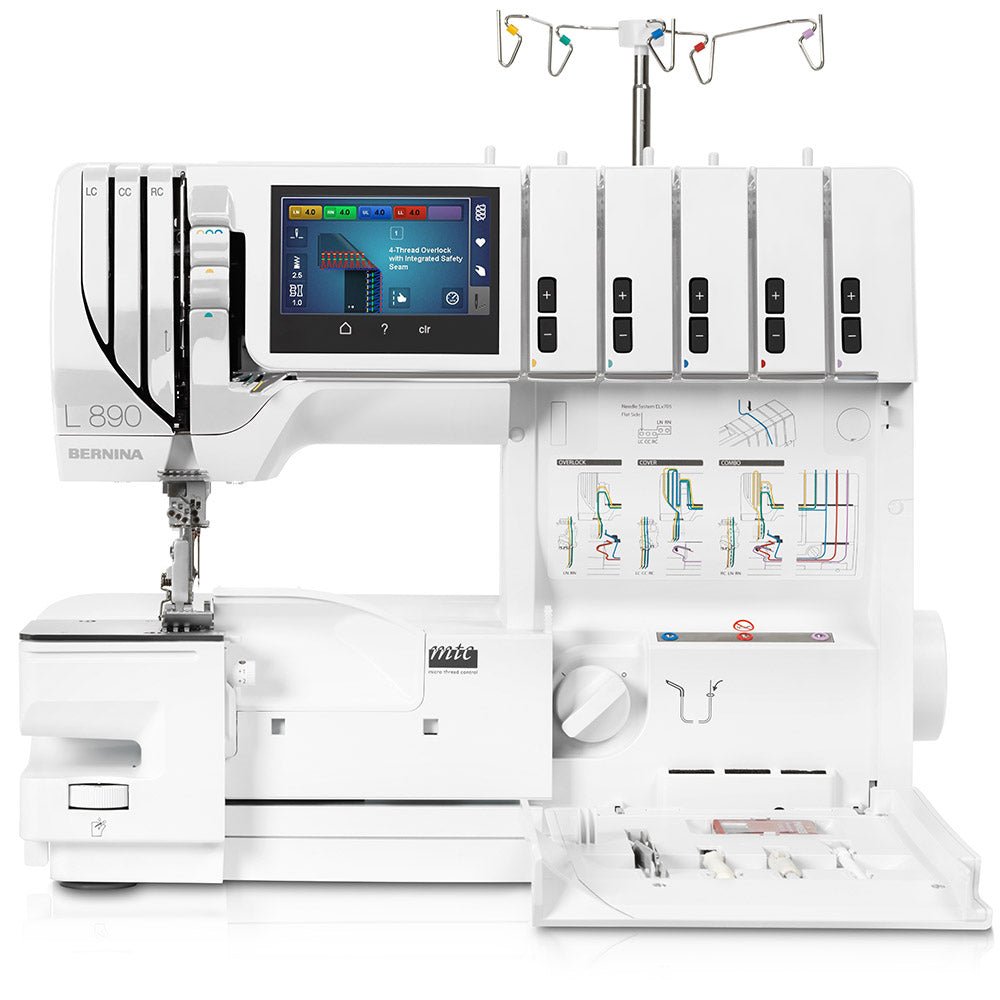Bernina L 890 Over / - Coverlock QE Limited Edition - Nähmaschinen SCHWAAK