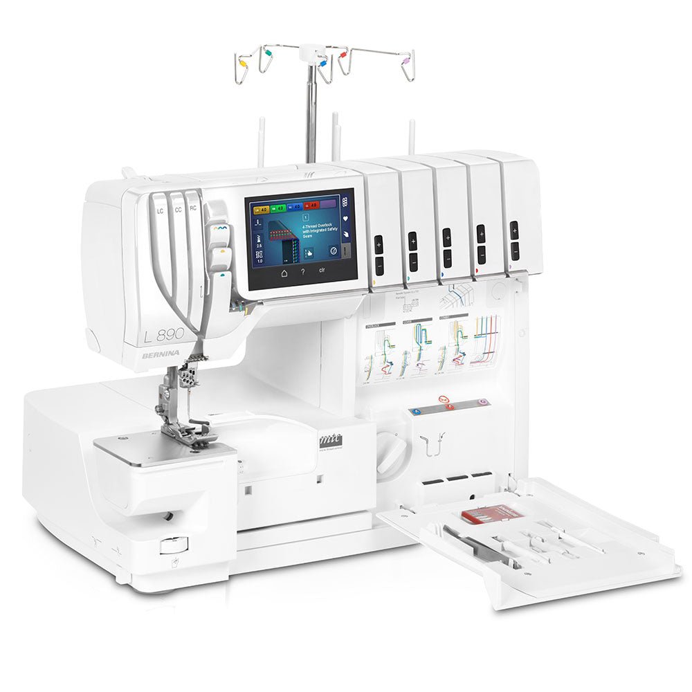 Bernina L 890 Over / - Coverlock QE Limited Edition - Nähmaschinen SCHWAAK