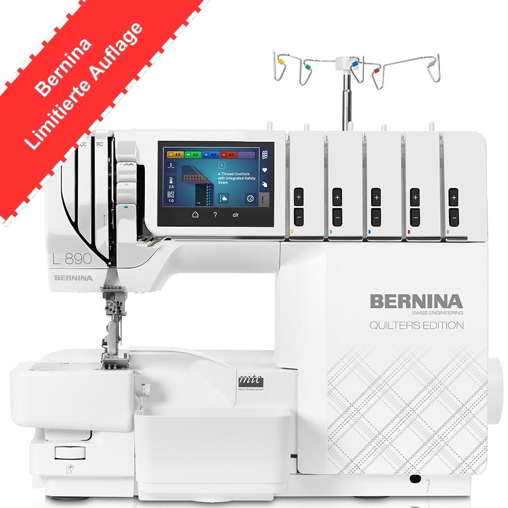 Bernina L 890 Over / - Coverlock QE Limited Edition - Nähmaschinen SCHWAAK