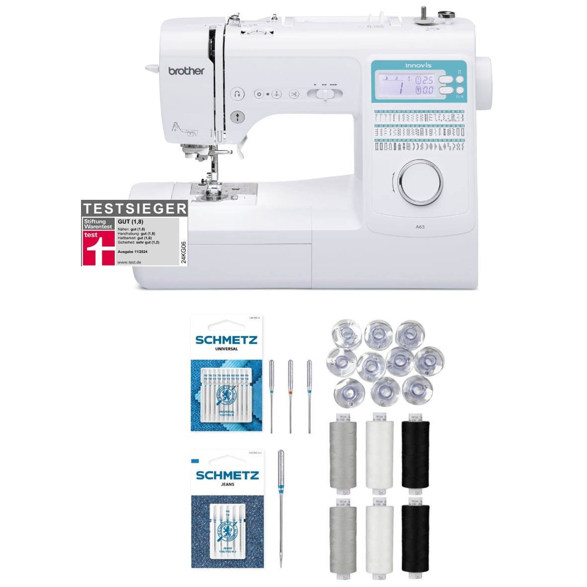 Brother A65 inkl. Starter - Set - Nähmaschinen SCHWAAK