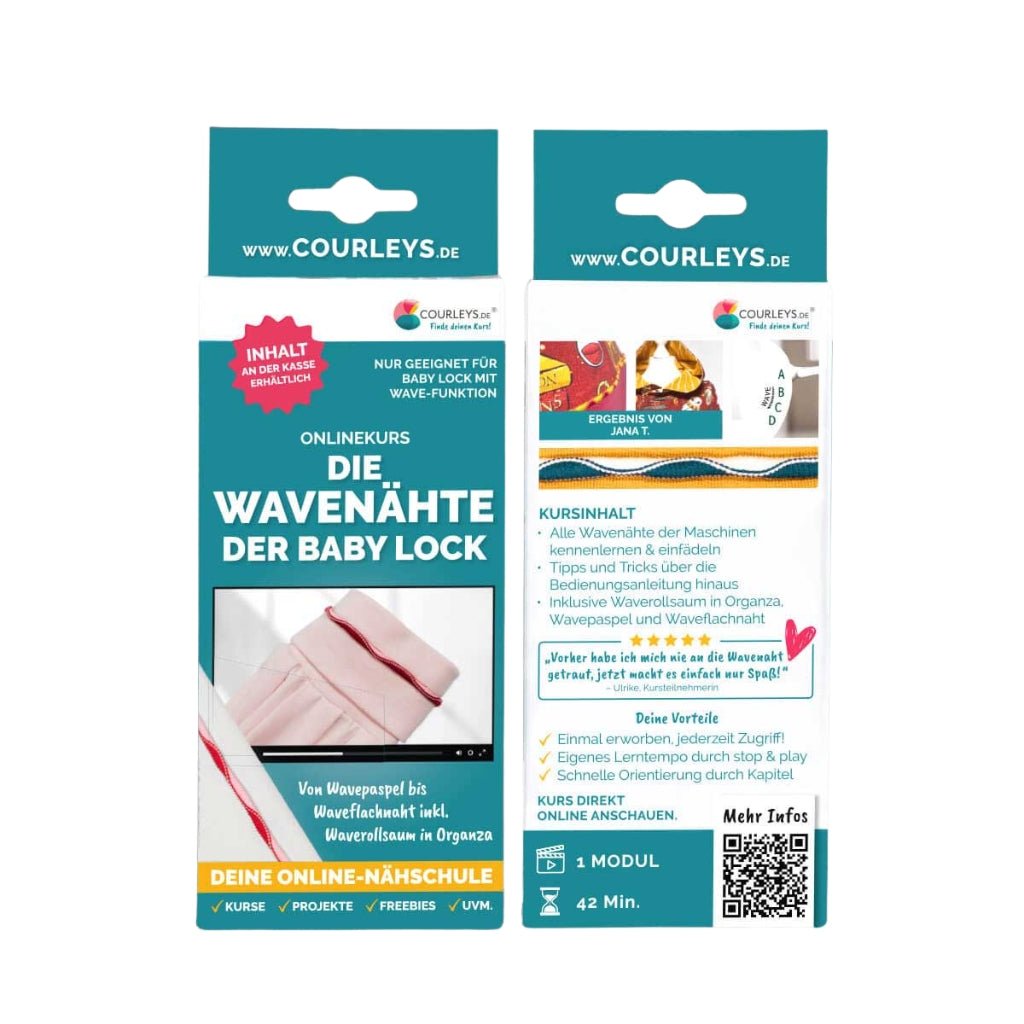 Die Wavenähte der baby lock - Nähmaschinen SCHWAAK