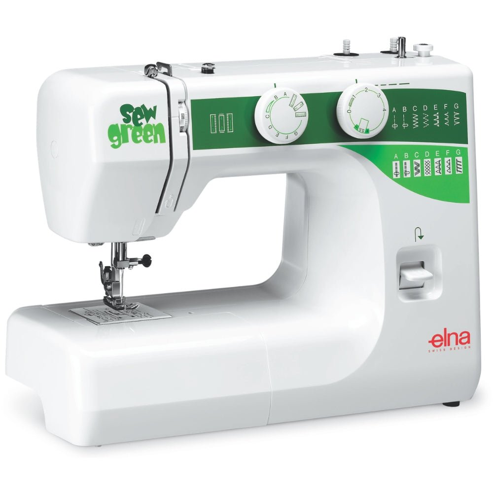 elna 1000 sew Green mechanische Nähmaschine - Nähmaschinen SCHWAAK