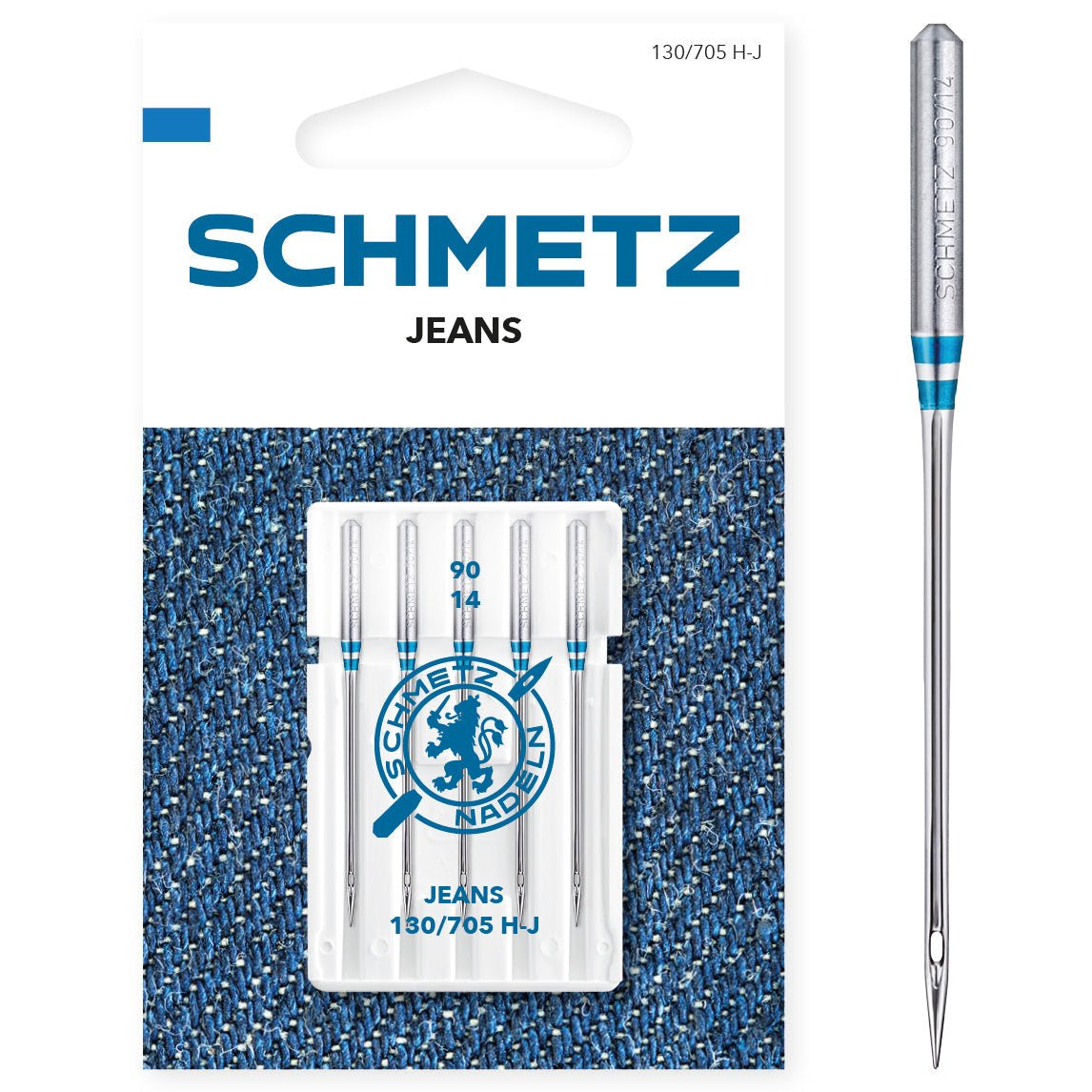 Schmetz Jeans - Nadeln 5er Packung Stärke 90 - Nähmaschinen SCHWAAK