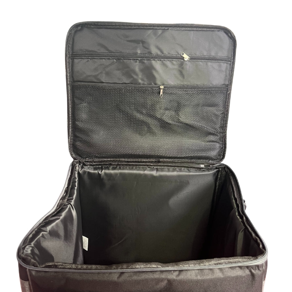 BabySnap Overlocktasche schwarz mit Kreismuster - Nähmaschinen SCHWAAK