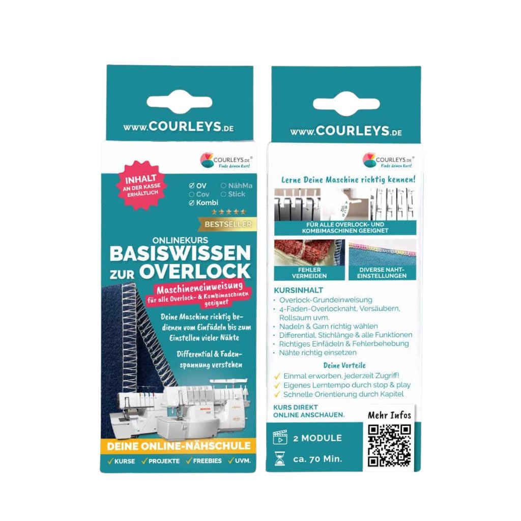 Basiswissen zur Overlock (Maschineneinweisung) - Nähmaschinen SCHWAAK