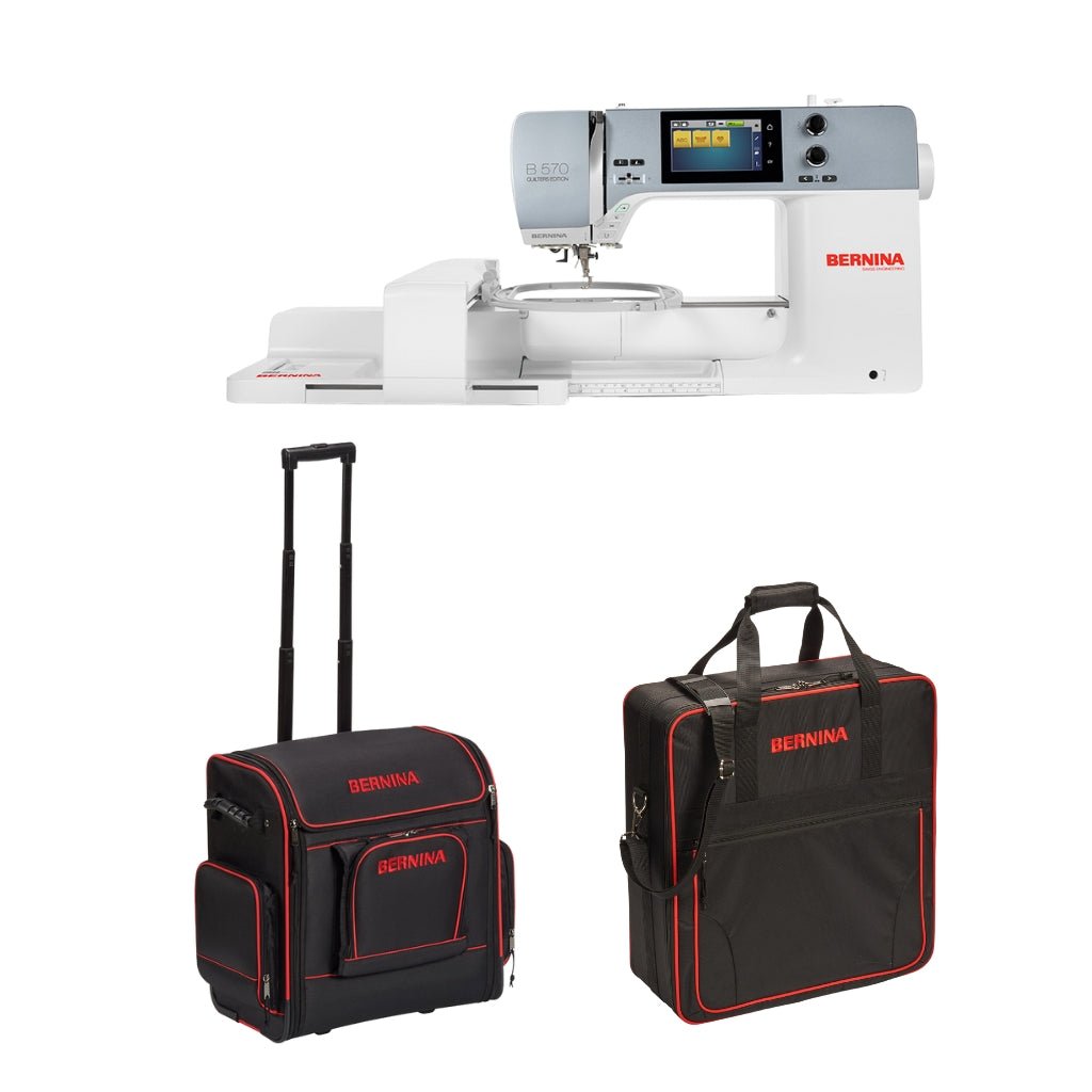 Bernina B 570 mit SDT - Stickmodul inkl. Bernina L - Trolley Set - Nähmaschinen SCHWAAK