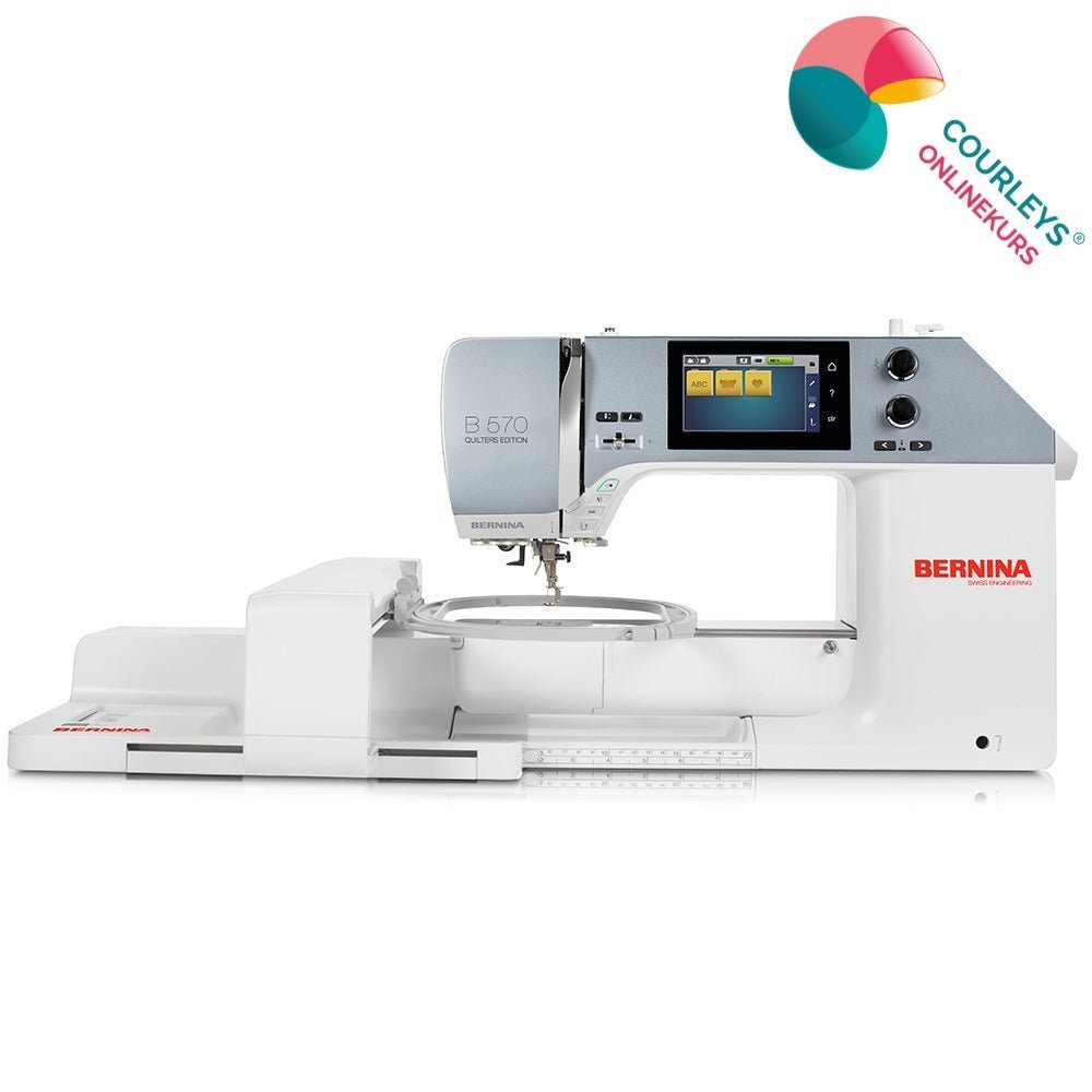 Bernina B 570 QE mit SDT Stickmodul inkl. Courley Kurs - Nähmaschinen SCHWAAK