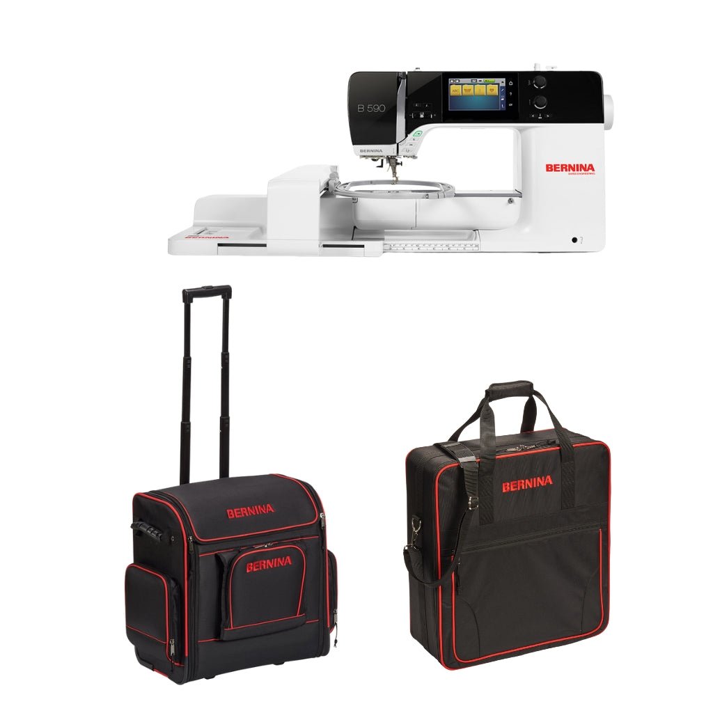 Bernina B 590 mit SDT Stickmodul inkl. Bernina L - Trolley Set - Nähmaschinen SCHWAAK