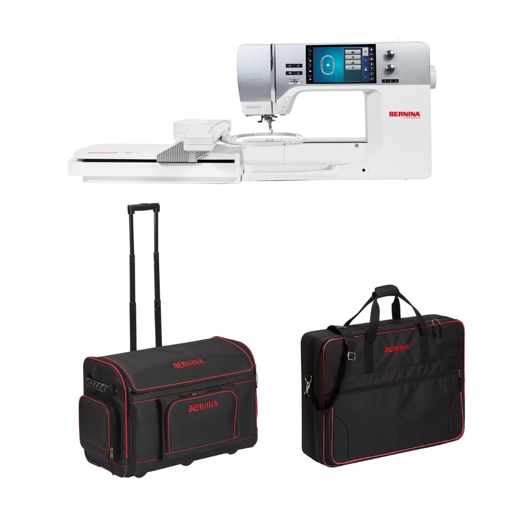 Bernina B 770 mit SDT Stickmodul inkl. Bernina XL - Trolley Set - Nähmaschinen SCHWAAK