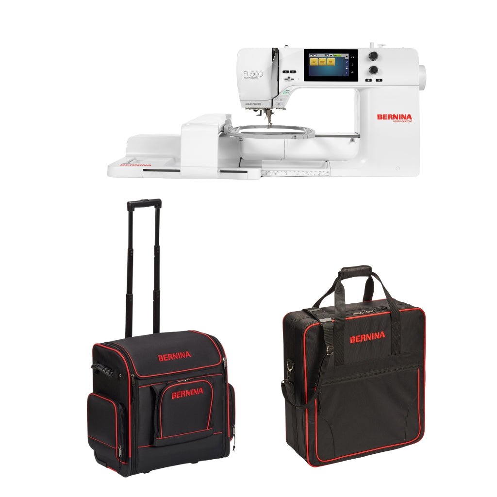 Bernina B500 mit SDT Stickmodul und L - Trolley Set - Nähmaschinen SCHWAAK