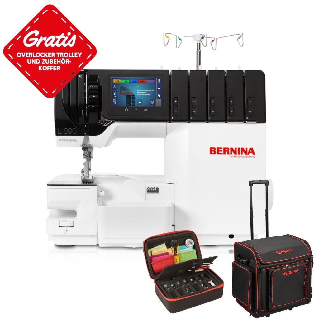 Bernina L 890 Over / - Coverlock - Nähmaschinen SCHWAAK