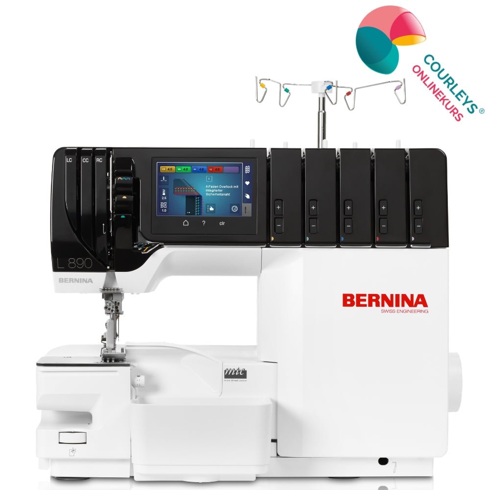 Bernina L 890 Over / - Coverlock inkl. Courley Kurs - Nähmaschinen SCHWAAK