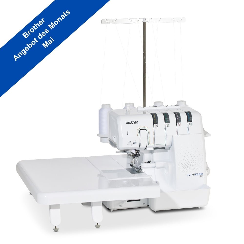Brother Airflow 3000 Overlock inkl. Anschiebetisch - Nähmaschinen SCHWAAK