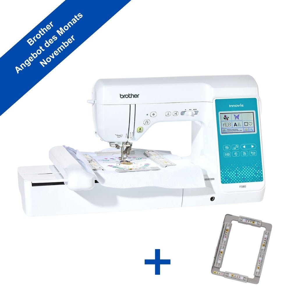 Brother Innov - is F580 mit Stickmodul inkl. Magnetischer Spannrahmen - Nähmaschinen SCHWAAK