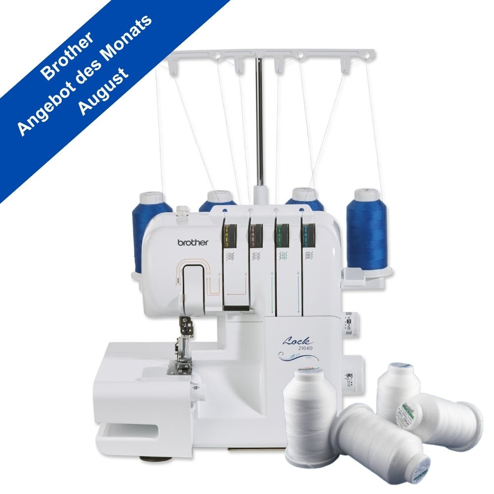 Brother Overlock 2104D - Nähmaschinen Schwaak GmbH