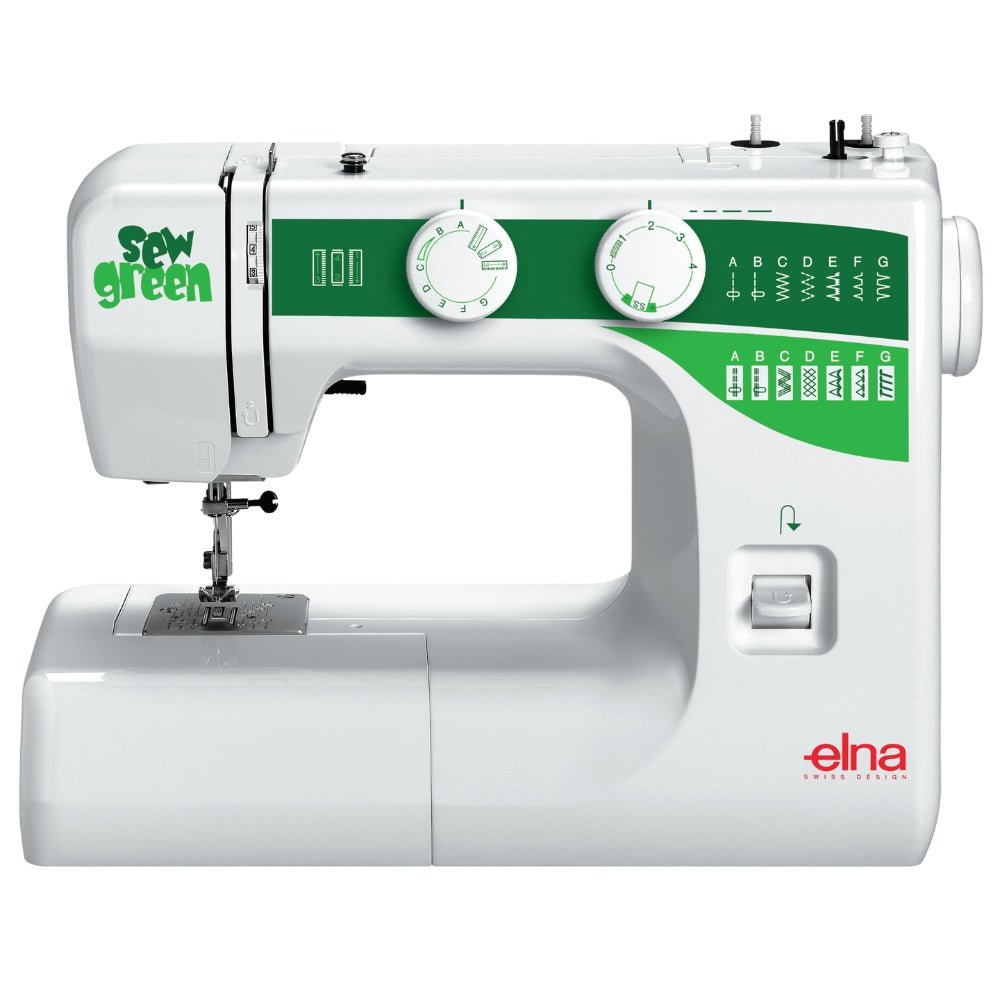 elna 1000 sew Green mechanische Nähmaschine - Nähmaschinen SCHWAAK