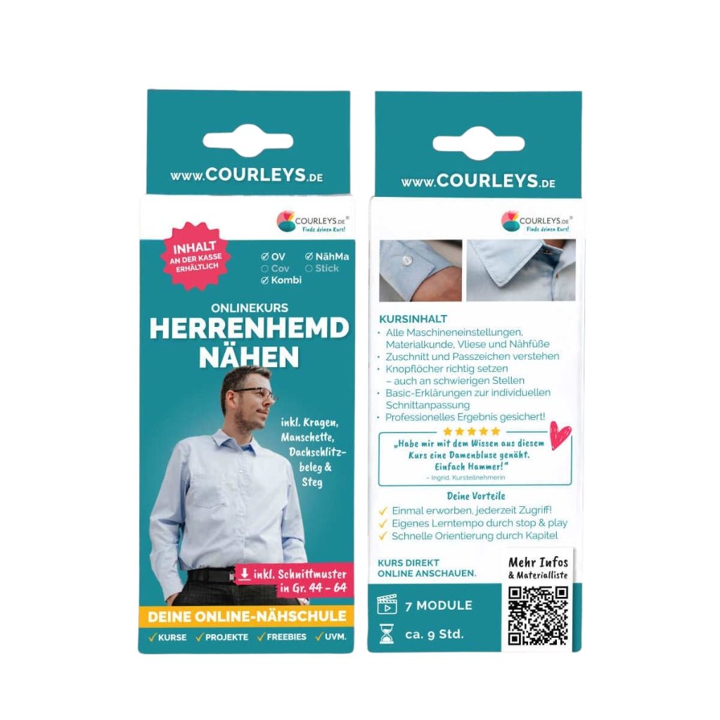 Herrenhemden nähen - Nähmaschinen SCHWAAK