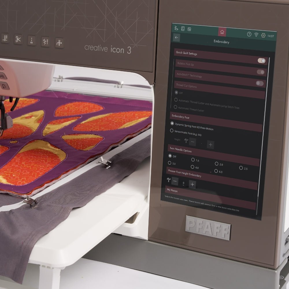Pfaff creative icon 3 Näh und Stickmaschine mit Stickmodul - Nähmaschinen Schwaak GmbH