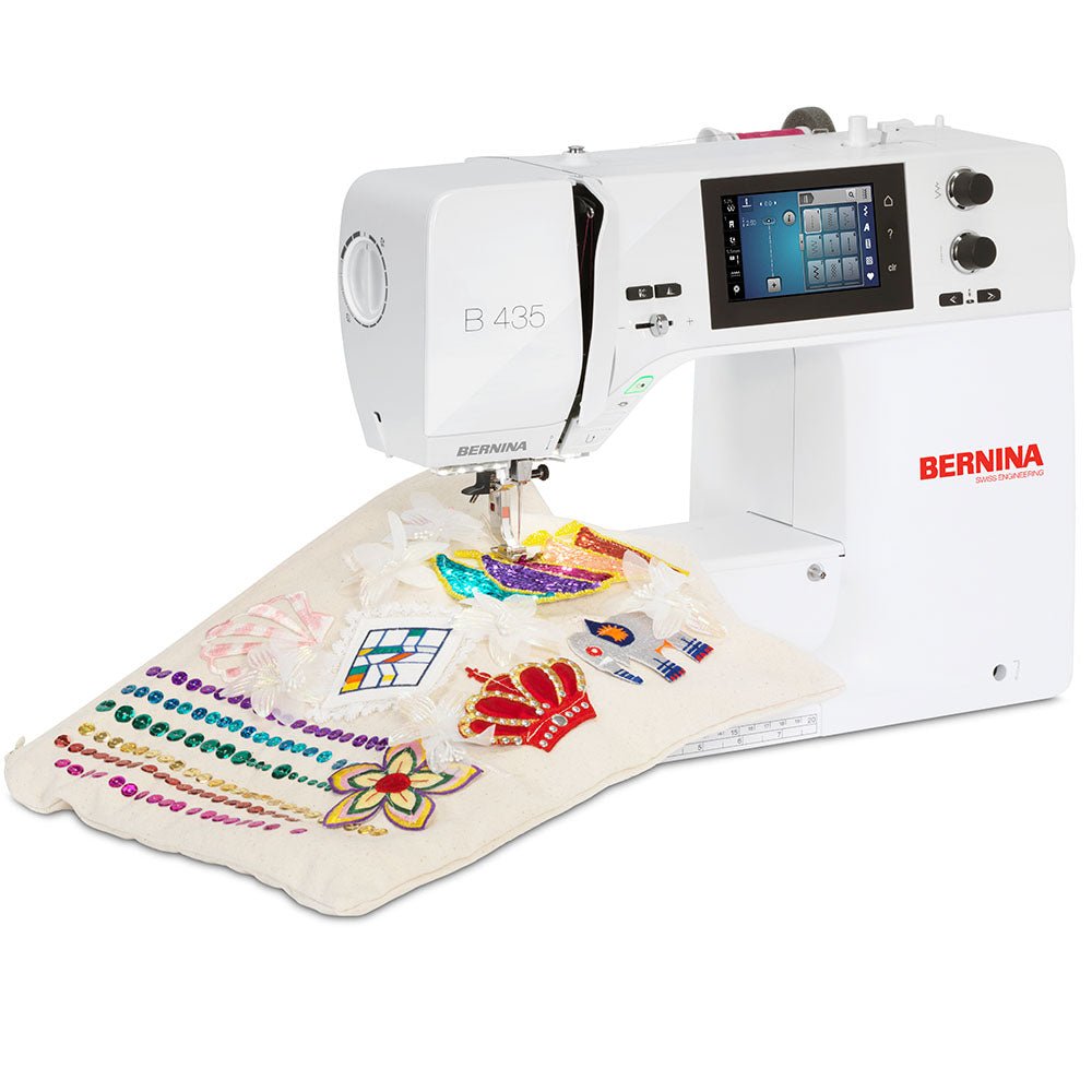 Bernina B 435 inkl. Bernina Spulenbox ( 25 Spulen ) GRATIS ! - Nähmaschinen SCHWAAK