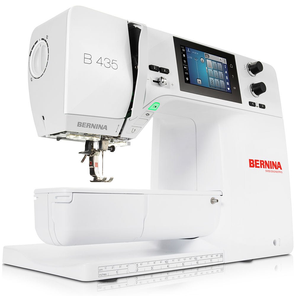 Bernina B 435 inkl. Bernina Spulenbox ( 25 Spulen ) GRATIS ! - Nähmaschinen SCHWAAK