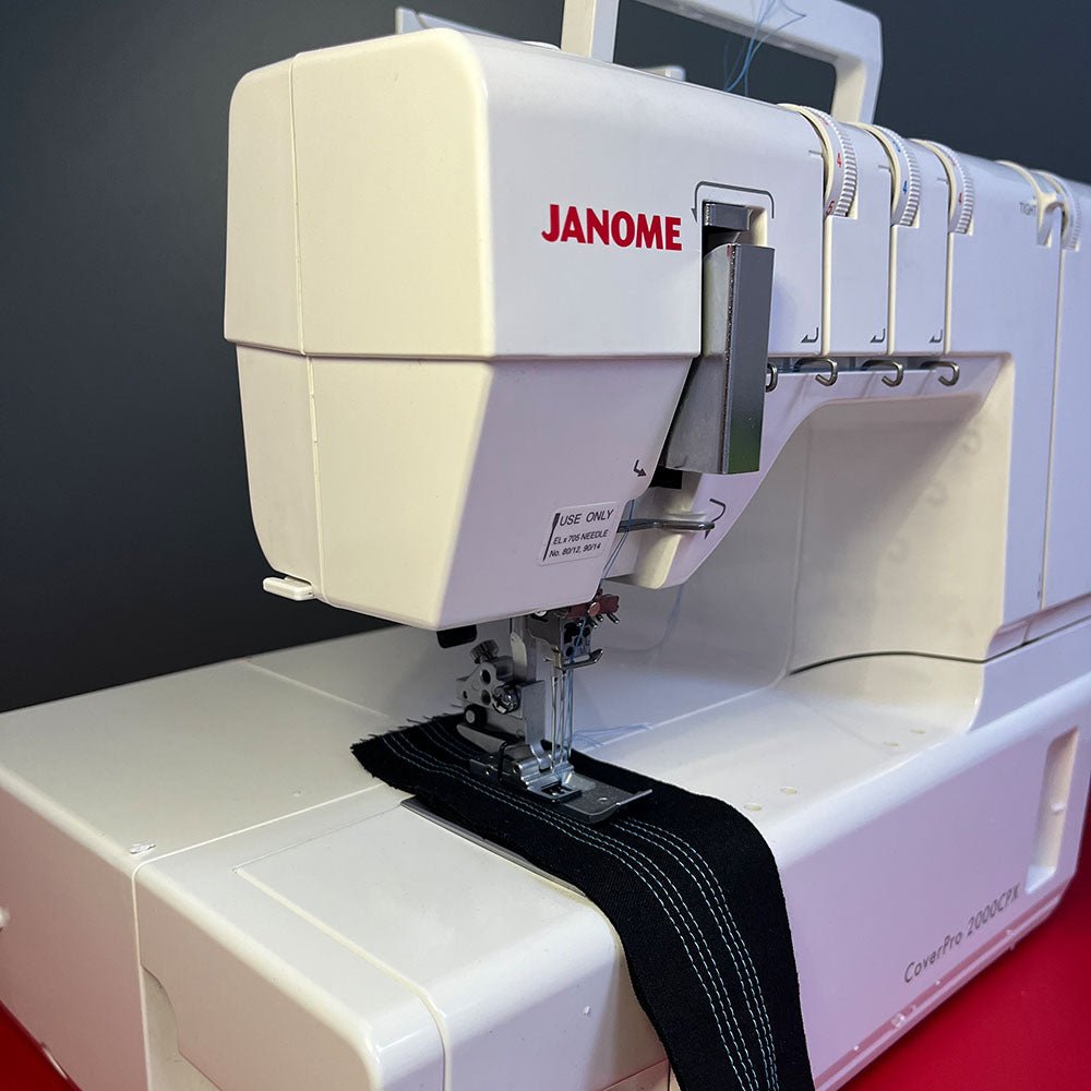 JANOME Cover Pro 2000 CPX Coverstich Gebrauchtmodell - Nähmaschinen SCHWAAK