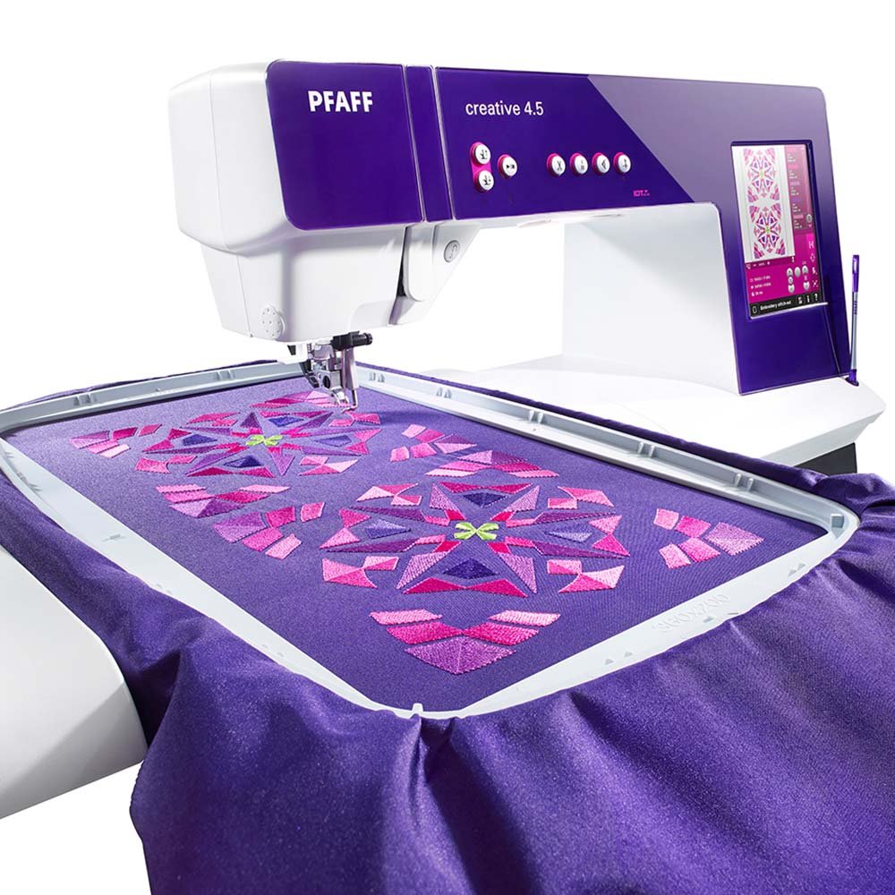 Pfaff creative 4.5 Näh und Stickmaschine inkl. XL Stickmodul - Nähmaschinen SCHWAAK